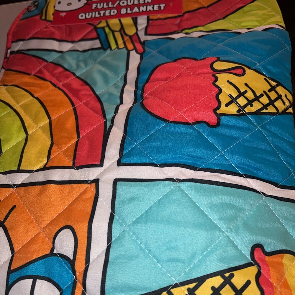 Hello Kitty Full/Queen Quilted Blanket